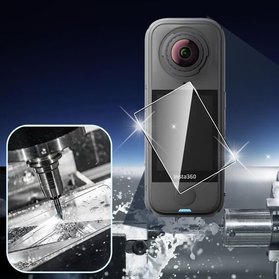 Yenwen Schutzfolie für Insta360 X4 Air für Panzerglas, 3 Stück Displayschutz, 9H Härte Schutzglas Folie HD Klar Panzer Schutz Glas