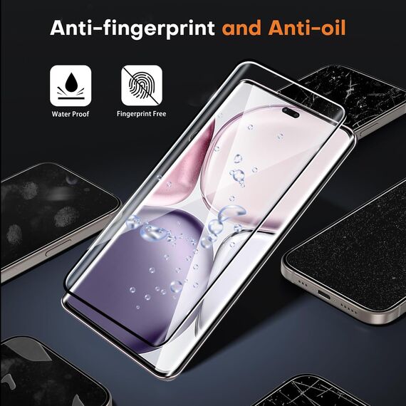 ZAXGLAR Schutzfolie für Honor Magic 7 Lite für Panzerglas,2 Stück Panzerfolie und 2 Stück Kameraschutz,HD Displayschutz, 9H Härte Schutzfolie