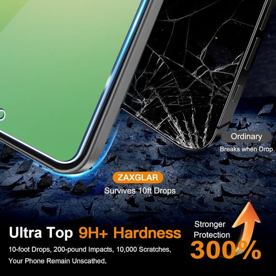ZAXGLAR Schutzfolie für Samsung Galaxy A56 5G für Panzerglas,2 Stück Panzerfolie und 2 Stück Kameraschutz,HD Displayschutz, 9H Härte Schutzfolie,mit Praktischer Installationshilfe