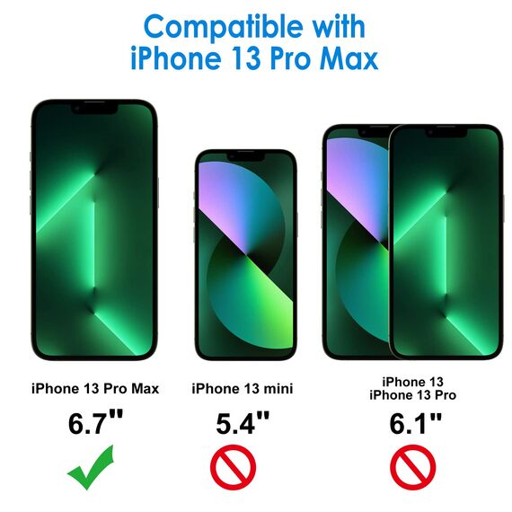 JETech Ein Touch Installieren Schutzfolie für iPhone 13 Pro Max 6,7 Zoll, Full Screen Gehärtetes Glas Displayschutz, Auto Ausrichtungswerkzeug Bausatz, Panzer HD Klar, 2 Stück