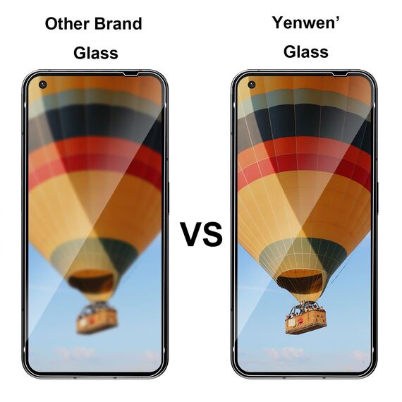 Yenwen Schutzfolie für Nothing Phone (1) für Panzerglas, 2 Stück Panzer Schutz Glas mit 2 Stück Kameraschutz, 9H Härte Schutzglas Anti- Kratzer Handy Glas Folie HD Klar Displayschutz