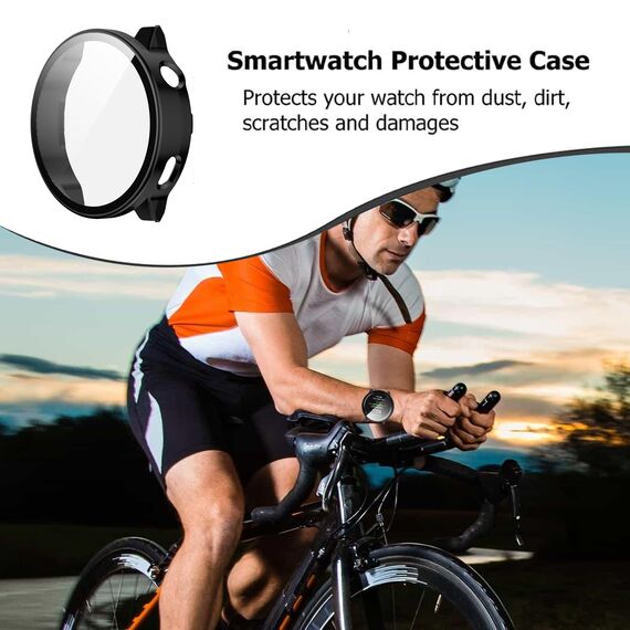 FDHYFGDY Hülle für Garmin Venu 4 45mm Schutzhülle mit Displayschutz, Hard Anti Kratz Ultradünne, Schutzfolie Kompatibel mit Garmin Venu 4 - Transparent