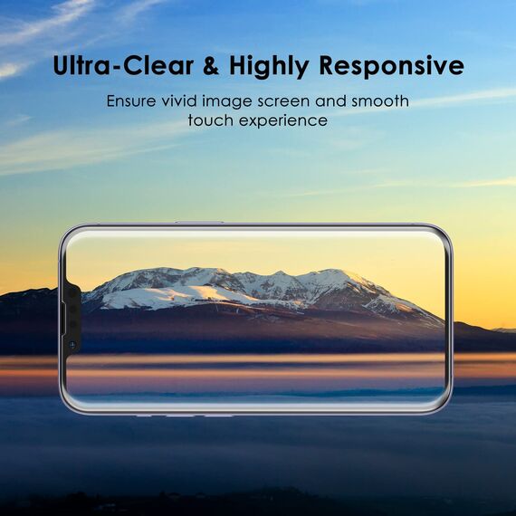 JETech Ein Touch Installieren Schutzfolie für iPhone 14 Plus 6,7 Zoll, Full Screen Panzer Schutz Glas Folie Displayschutz, Auto Ausrichtungswerkzeug Bausatz, HD Klar, 2 Stück