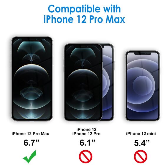 JETech Ein Touch Installieren Schutzfolie für iPhone 12 Pro Max 6,7 Zoll, Full Screen Gehärtetes Glas Displayschutz, Auto Ausrichtungswerkzeug Bausatz, Panzer HD Klar, 2 Stück