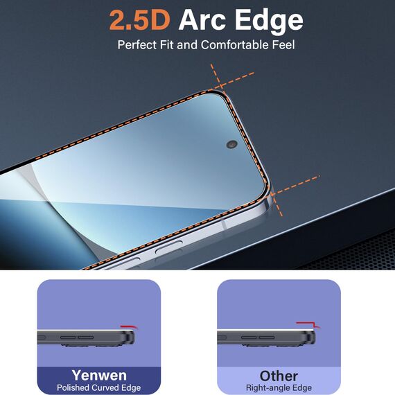 Yenwen Displayschutz für Google Pixel 10 Pro XL für Panzerglas, 3 Stück 9H Schutzfolie mit 3 Stück Kameraschutz Glas, HD Kratzfest Folie, Displayschuzfolie Screen Protector mit Montagerahmen