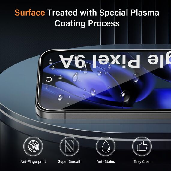 Yenwen Schutzfolie für Google Pixel 9a für Panzerglas, 3 Stück Displayschutz mit 3 Stück Kameraschutz für Pixel 9 a, 9H Härte Schutzglas Handy Folie HD Klar Panzer Schutz Glas