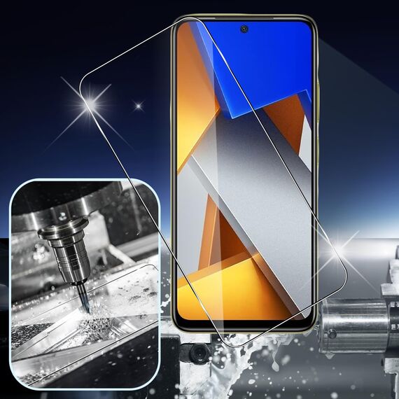 Yenwen Schutzfolie für Xiaomi Poco M4 Pro 4G 6.43” Schutz Glas, 3 Stück Panzer Schutz Glas mit 3 Stück Kameraschutz, 9H Härte Folie Anti- Kratzer Schutzglas HD Klar Displayschutzfolie