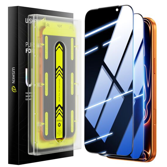 WSKEN für iPhone 17 Pro Max für Panzerglas Sichtschutz - [25°Privacy][Auto Dust-Elimination] Anti Spy 9H+ Militärisch Schutzfolie,Anti Fingerabdruck,Bläschenfrei, Fast Unsichtbar,Kompatibel mit Hülle