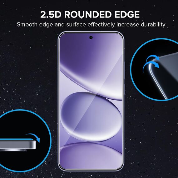 Aerku 2 Stück Schutzfolie für Xiaomi Redmi Note 15 Pro 5G für Panzerglas, 0.33mm Ultra-Klar Folie, Blasenfreie Auto Montage Displayschutz Schutzglas, 9H Härte Anti-Kratzen Displayschutzfolie