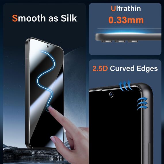 Aerku Schutzfolie für Xiaomi 15T für Panzerglas, 3 Stück 9H Härte Folie und 2 Stück Ultra-Klar Kameraschutz, 0.33mm Anti-Kratzen Displayschutz, Anti-Bläschen Schutzglas Displayschutzfolie