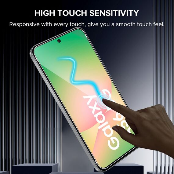 Aerku 2 Stück Schutzfolie für Samsung Galaxy A56 5G für Panzerglas, [Auto-Installation] 0.33mm Ultra-Klar Folie, 9H Härte Displayschutzfolie, Anti-Bläschen Anti-Kratzen Schutzglas