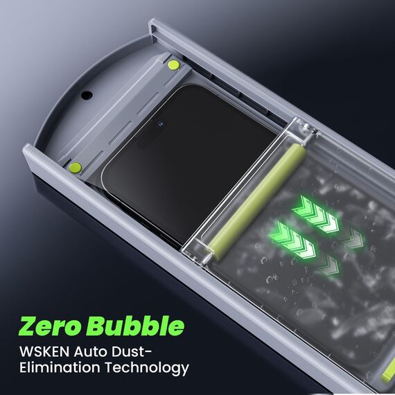 WSKEN Sichtschutz Schutzfolie für iPhone 15 Pro Max, [24°Anti Spy][Auto Dust-Elimination] 9H Privacy Panzer Displayschutz Folie Vollständige Deckung Folie,Bläschenfrei,Anti Fingerabdruck,2 Stück