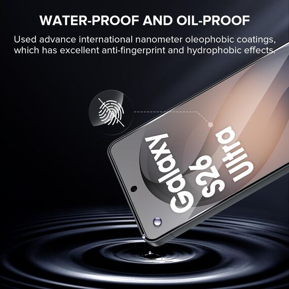 Aerku 2 Stück Schutzfolie für Samsung Galaxy S26 Ultra 5G für Panzerglas, 0.33mm Ultra-Klar Folie, Blasenfreie Auto Montage Displayschutz Schutzglas, 9H Härte Anti-Kratzen Displayschutzfolie