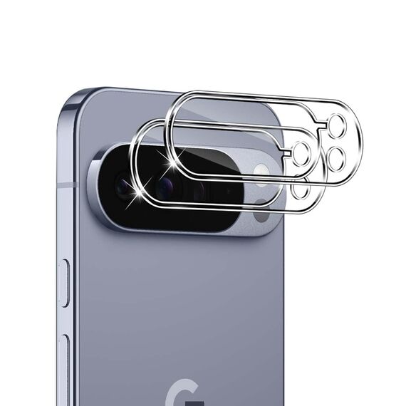 GEEMEE 2 Stück für Google Pixel 10 Pro XL Kameraschutz für Panzerglas Schutzfolie, 9H Härte HD-Klare Anti- Kratzer Kamera Displayschutz, Blasenfrei Folie Gehärtetes Glas Folie