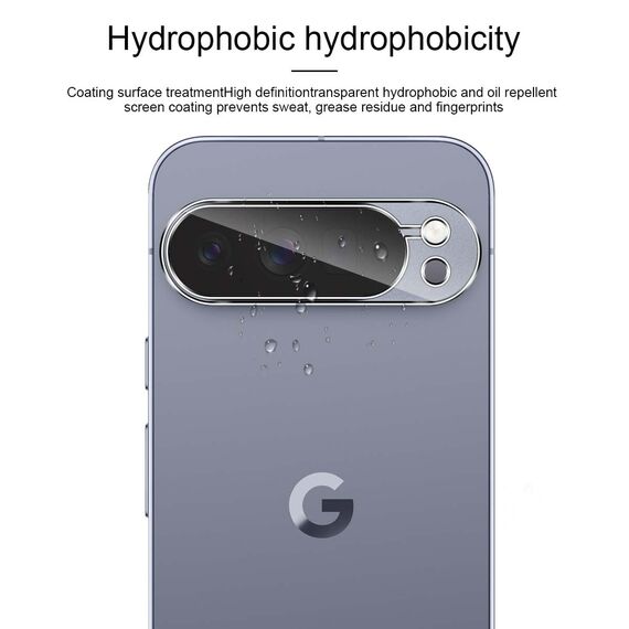 GEEMEE 2 Stück für Google Pixel 10 Pro XL Kameraschutz für Panzerglas Schutzfolie, 9H Härte HD-Klare Anti- Kratzer Kamera Displayschutz, Blasenfrei Folie Gehärtetes Glas Folie