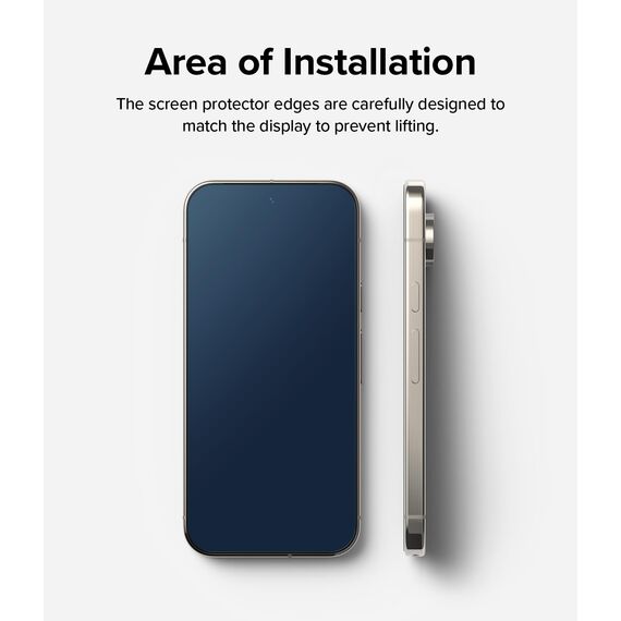Ringke Easy Slide Glass [2 Stück] Kompatibel mit Google Pixel 9 Pro / 9 Panzerglas Schutzfolie mit Installationstool, HD-Qualität 9H Härte Gehärtetes Glas Displayschutz