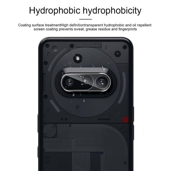 GEEMEE für 2 Stück Nothing Phone 3A Kameraschutz für Panzerglas Schutzfolie, 9H Härte HD-Klare Anti- Kratzer Kamera Displayschutz, Blasenfrei Folie Gehärtetes Glas Folie für Nothing Phone 3A