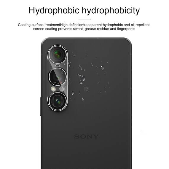 GEEMEE für 2 Stück Sony Xperia 1 VII Kameraschutz für Panzerglas Schutzfolie, 9H Härte HD-Klare Anti- Kratzer Kamera Displayschutz, Blasenfrei Folie Gehärtetes Glas Folie für Sony Xperia 1 VII