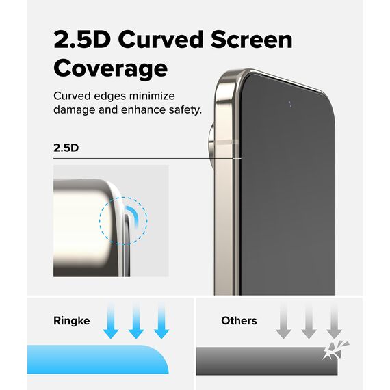 Ringke Easy Slide Glass [2 Stück] Kompatibel mit Google Pixel 10 Pro / 10 Panzerglas Displayschutz mit Installationstool, HD-Qualität 9H Härte Gehärtetes Glas Schutzfolie