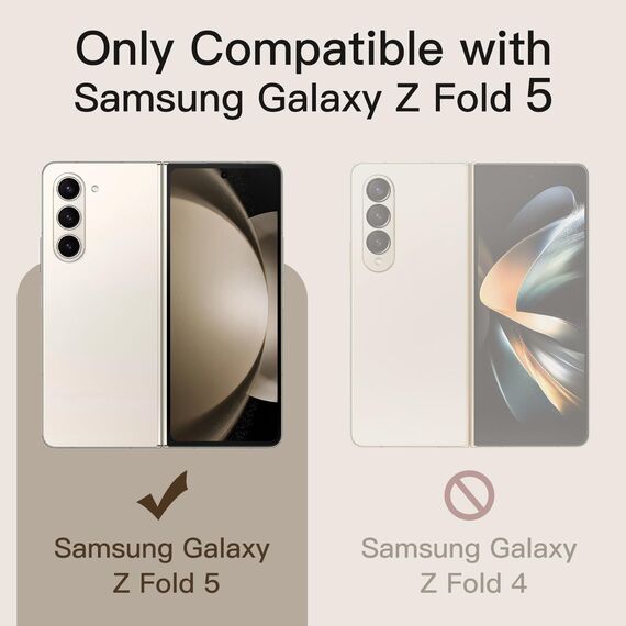 JETech Front Schutzfolie für Samsung Galaxy Z Fold 5, Panzer Schutz Glas Folie Displayschutz mit Einfaches Installationswerkzeug, Hat Keinen Einfluss auf die Hülle, HD Klar, 3 Stück