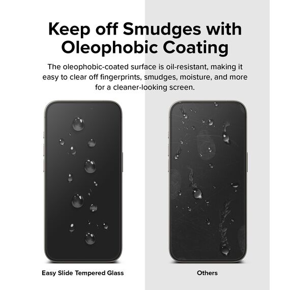 Ringke Easy Slide Glass [2 Stück] Kompatibel mit Google Pixel 9 Pro XL Panzerglas Schutzfolie mit Installationstool, HD-Qualität 9H Härte Gehärtetes Glas Displayschutz