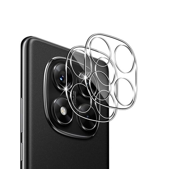 GEEMEE 2 Stück kompatibel mit Xiaomi Redmi Note 14 Pro 4G Kameraschutz für Panzerglas Schutzfolie, 9H Härte HD-Klare Anti- Kratzer Kamera Displayschutz, 2.5D Blasenfrei Folie Gehärtetes Glas Folie