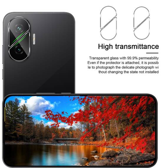 GEEMEE für 2 Stück Xiaomi Poco F7 Kameraschutz für Panzerglas Schutzfolie, 9H Härte HD-Klare Anti- Kratzer Kamera Displayschutz, Blasenfrei Folie Gehärtetes Glas Folie für Xiaomi Poco F7