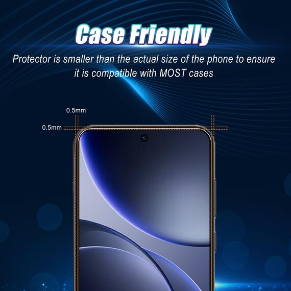 Wookfiss Schutzfolie für OPPO Find X9 für Panzerglas, 2 Stück Panzerfolie und 2 Stück kameraschutz, 9H Härte, Anti-Kratz, Anti-Bläschen, HD Klar Displayschutz Folie