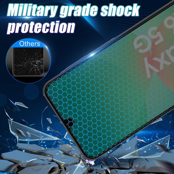 Wookfiss Privacy Schutzfolie für Samsung Galaxy A26/A17 5G für Panzerglas, 2 Stück Sichtschutz Schutzfolie + 2 Stück Kameraschutz, 9H Härte, Anti-Kratz, Anti-Bläschen, Displayschutz