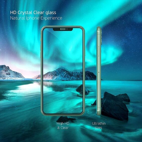 Deppa |2 Stück| Schutzfolie für Iphone 11 Pro Max Full Screen (6.5 Zoll) mit Installationshilfe Glas Folie 3D - Schutzglas, Displayschutz mit Schablone (Iphone 11 Pro Max (6.4'))