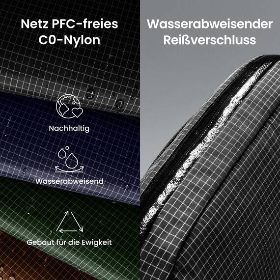 tomtoc Kabel Organizer Tasche, Elektronik EDC Zubehör Kabeltasche Kabelorganizer, Reiseutensilien Koffer Organizer Tech Pouch Geschenk Cable Bag für Handy Netzteil, Ladekabel, Ladestecker, Powerbank