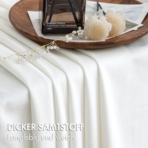MIULEE Weiß Samtvorhang Ösen 2er Set 140X245, Blickdichte Vorhänge Samt für Schlafzimmer Wohnzimmer, Wunderschön Weich Vorhang Verdunkelung Velvet Curtains, Verdunkelnd Samt Gardinen Blickdicht