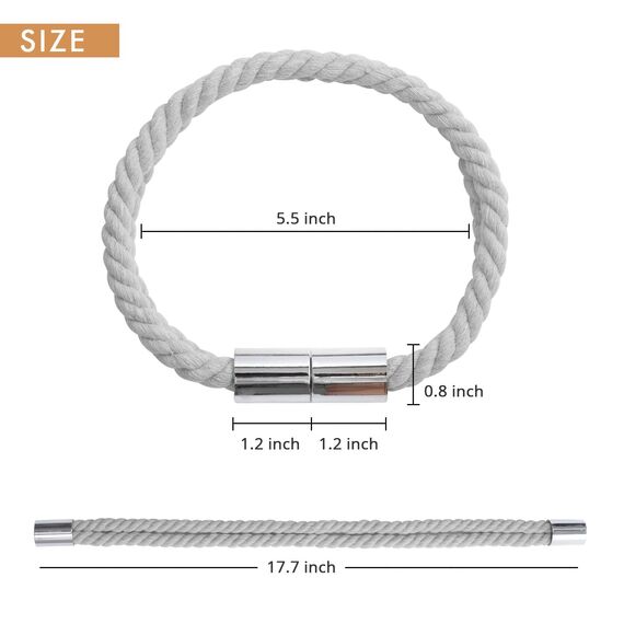 Pretty Jolly Starke magnetische Vorhang-Raffhalter, Boho-Dekoration, Drapier-Raffhalter, natürliche Baumwolle, handgefertigt, Doppelseil-Vorhanghalter für dünne oder dicke Fenstervorhänge zu Hause