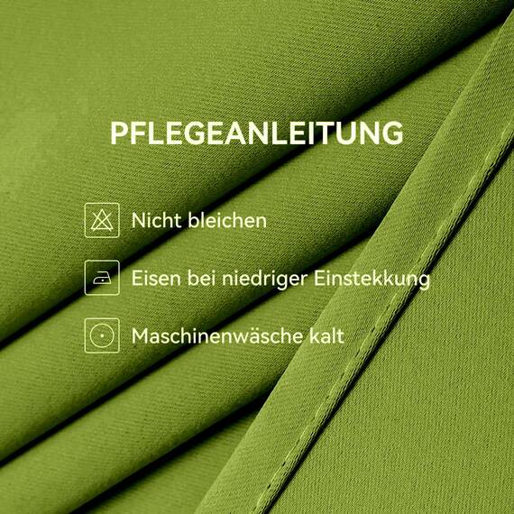 CUCRAF Verdunklungsvorhänge Thermovorhang Kälteschutz 2er Set H137 x B117cm Vorhänge mit Ösen Grasgrün Vorhang Blickdicht Weich und Langlebig Schallschutz Vorhang für Schlafzimmer Wohnzimmer