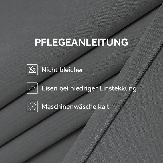 CUCRAF Verdunklungsvorhänge Thermovorhang Kälteschutz 1er Set H245 x B135cm Vorhänge mit Ösen Dunkelgrau Vorhang Blickdicht Weich und Langlebig Schallschutz Vorhang für Schlafzimmer Wohnzimmer