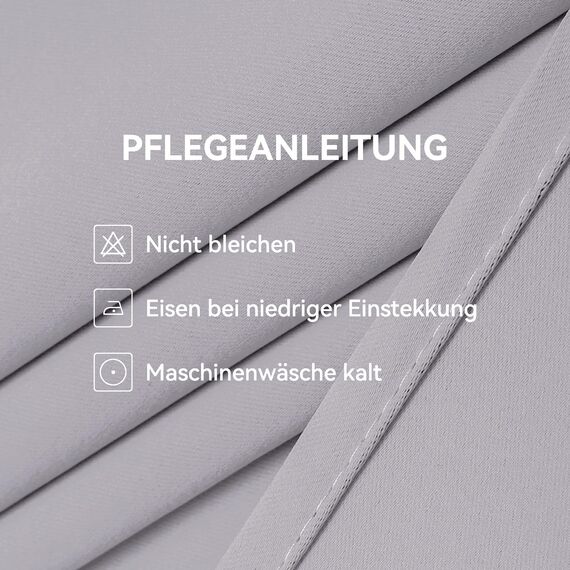 CUCRAF Verdunklungsvorhänge Thermovorhang Kälteschutz 2er Set H229 x B229cm Vorhänge mit Ösen Reinweiß Vorhang Blickdicht Weich und Langlebig Schallschutz Vorhang für Schlafzimmer Wohnzimmer