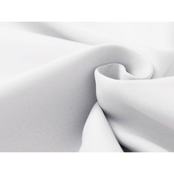 DWCN Verdunklungsvorhänge mit Ösen Blickdicht Vorhänge mit Raffhalter 2 Stücke Thermovorhang Kälteschutz Gardinen Wohnzimmer Schlafzimmer Wärmeisolierend,Grau Weiß,H167 x B137 cm (2er Pack)