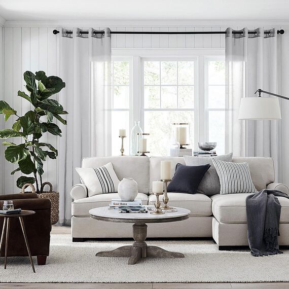 Topfinel Kurze Vorhänge Graue Gardinen Transparent Moderne und Elegante Gardine Kurz Fenster 160 cm Hoch Fertiggardinen mit Ösen Fenstergardinen 140 cm Breit Vorhang Outdoor Curtains Window