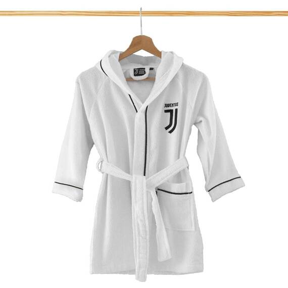 FC Juventus, Bademantel aus Mikrofrottee, für Jungen 6 ANNI Bianco