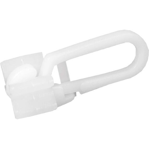 Bestlivings 150 Stück X-Gleiter 9,5mm für Vorhangschiene, Universal Gardinenrollen Innenlaufrollen für alle gängigen Gardinenschienen