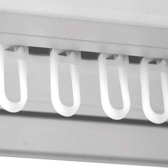 Bestlivings 50 Stück X-Gleiter 9,5mm für Vorhangschiene, Universal Gardinenrollen Innenlaufrollen für alle gängigen Gardinenschienen