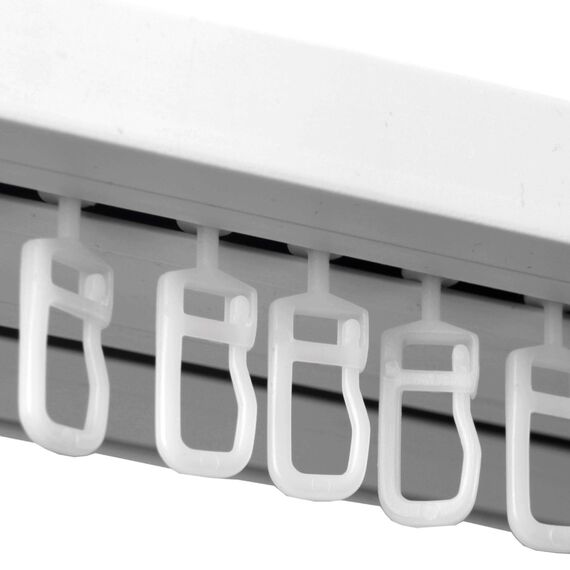 Bestlivings 150 Stück Vorhanggleiter 7mm für Vorhangschiene, Universal Gardinenrollen Innenlaufrollen für alle gängigen Gardinenschienen