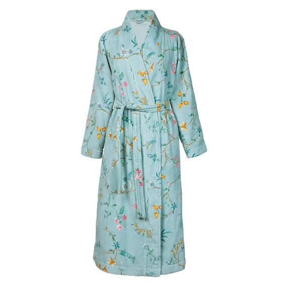 Pip Studio Bademantel Les Fleurs Blau M