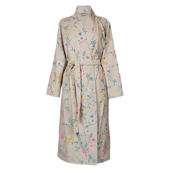 Pip Studio Bademantel Les Fleurs Khaki S