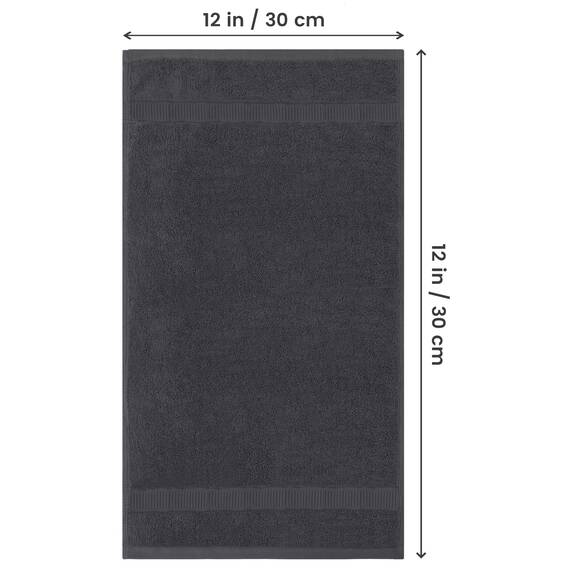Utopia Towels - 2er Badetücher Groß aus Baumwolle mit Aufhänger, Saunatücher,Badehandtücher Groß, Handtücher 90 x 180 cm (Grau)