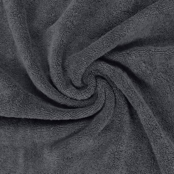 Utopia Towels - 8 teilig Handtücher Set aus Baumwolle mit Aufhänger - 2 Badetuch, 2 Handtücher und 4 Washclappen - (Grau)