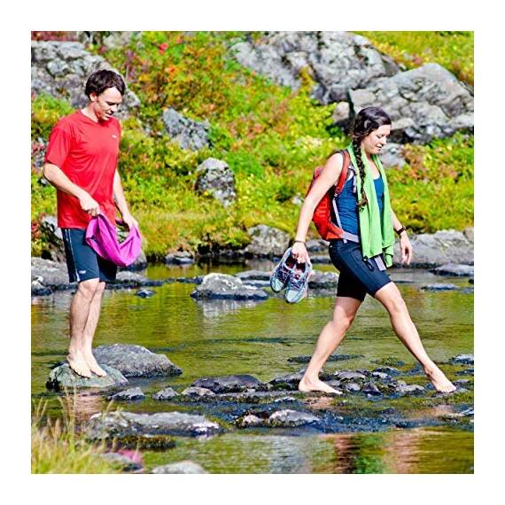 Eono Mikrofaser Handtuch, Saugfähig, Leicht, Schnelltrocknend, Perfektes Yogatuch, Badetuch, Sporthandtuch, Reisehandtuch, Groß Strandhandtuch, Microfiber Towel - Dunkelgrau, 60 x 30 cm