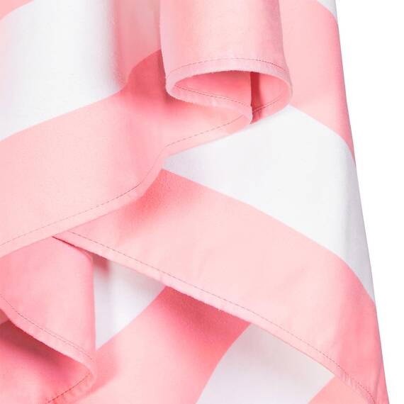 Dock & Bay Strandhandtuch - Schnell trocknende Mikrofaser, ohne Sand - Kompakt, Leicht - 100% recycelt - Inklusive Beutel - Cabana Light - Malibu Pink, Double Extra Large (180x200cm, 70x78)