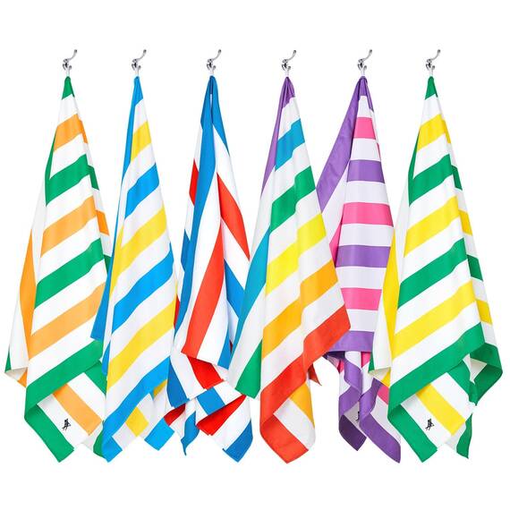 Dock & Bay Strandhandtuch - Schnell trocknende Mikrofaser, ohne Sand - Kompakt, Leicht - 100% recycelt - Inklusive Beutel - Summer - Unicorn Waves, Extra Large (200x90cm, 78x35)