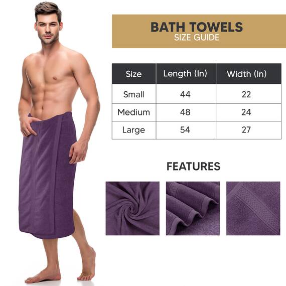 Utopia Towels - 4er-Pack Badetücher Set Premium 100% ringgesponnene Baumwolle 69 x 137 cm Handtücher, sehr saugfähig, weiches Gefühl Duschtücher (Pflaume)